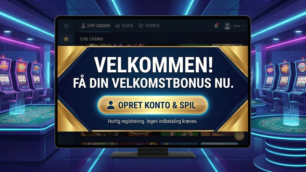 Opret konto med bonus